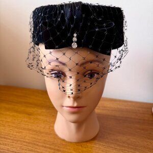 Vintage Sal Ballin New York Pill Box Hat